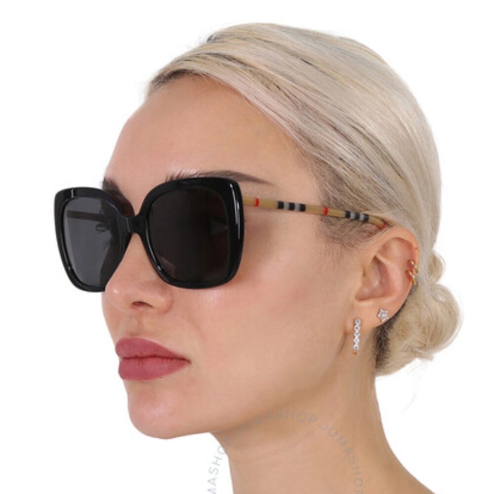 Burberry Caroll Grey Butterfly Ladies Sunglasses - Picture 3 of 3